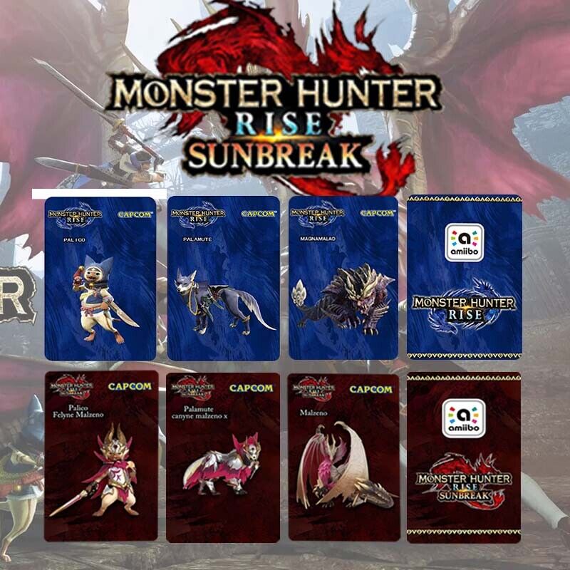 รูปภาพของส่งจากไทย  เกมmonster hunter rise /sunbreak amiibo 3 ใบของเครืองNintendo Switchลองเช็คราคา