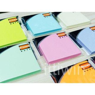 ภาพหน้าปกสินค้าElephant กระดาษโน๊ต กระดาษโน๊ตกาวในตัว พาสเทล 3X3 นิ้ว Sticko note ที่เกี่ยวข้อง