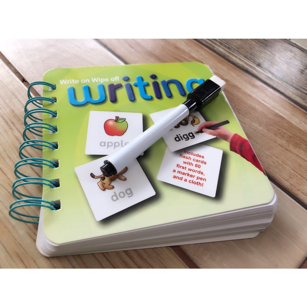 หนังสือคำศัพท์ สมุดคำศัพท์ หัดเขียน Wipe Clean Writing | Shopee Thailand