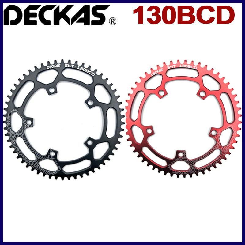 deckas-จานหน้าจักรยาน-130bcd-50t-52t-54t-56t-58t-สำหรับ-9-10-11-สปีด-อุปกรณ์เสริมจักรยาน