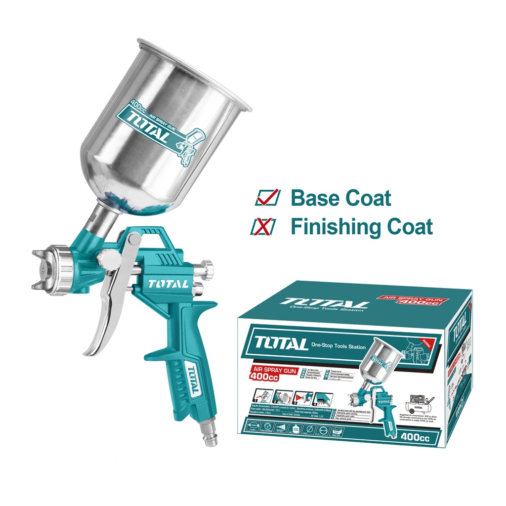 total-กาพ่นสี-หงาย-400cc-รุ่น-tat10402-hvlp-spray-gun-กาพ่นสีหงาย-กาพ่นสีกาบน-กาพ่นสี