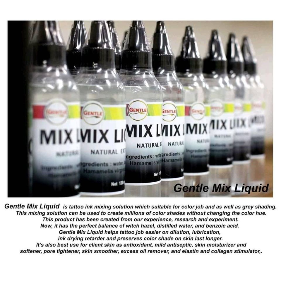 gentle-mix-liquid-ผลิตภัณฑ์ใช้สำหรับผสมสีสัก-สำหรับผสมสี-ทำเงา-ใช้ได้ทั้งงานสี-งานเงา-1ขวด