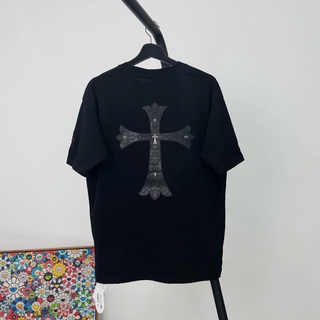 เสื้อยืดโอเวอร์ไซส์ราคาต่ำสุดเสื้อยืด CHROME HEARTS [NEW] สีมาใหม่ ของมันต้องมีติดตู้ [Limited Edition]ขนาดเต็มS-3XLS-3X