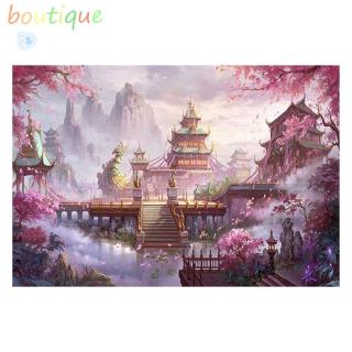 bou 35*25cm 5D DIY Full Drill Diamond Painting Palace Cross Stitch Embroidery Mosaic