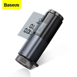 Baseus เครื่องทดสอบแอลกอฮอล์ในลมหายใจแบบพกพาชาร์จ Usb