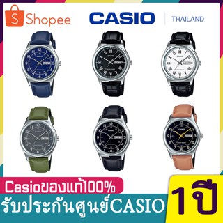 ภาพขนาดย่อของภาพหน้าปกสินค้านาฬิกา Casio นาฬิกาข้อมือ ผู้ชาย สายหนัง รุ่นรุ่น MTP-V006L ประกันศูนย์CASIO1 ปี จากร้าน henghengwatch บน Shopee