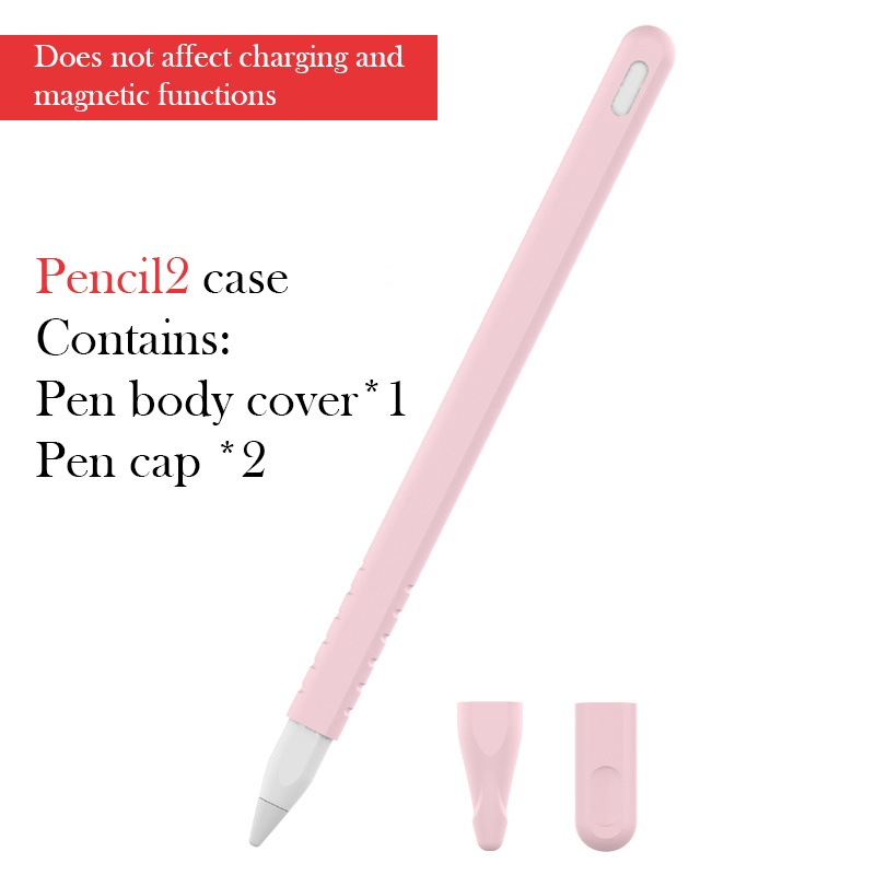 ภาพหน้าปกสินค้าเคสปากกาสไตลัส Compatible for Pencil Gen 2 ซิลิโคน บางพิเศษ ปลอกปลายปากกา กันลื่น เข้ากันได้กับ