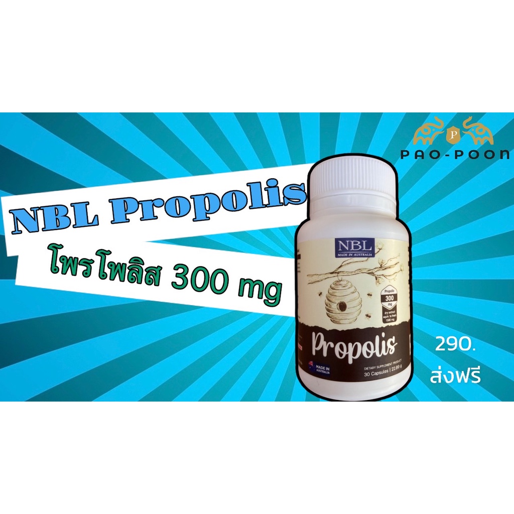 ภาพสินค้าNBL Propolis เข็มข้นสูง 300 mg จากร้าน pao.poon บน Shopee ภาพที่ 2