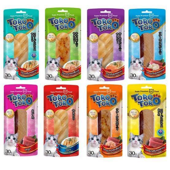 Toro Toro Cat Snack 30g [มี8สูตร] โทโร โทโร่ อาหารว่างแมว ขนาด 30 กรัม ...