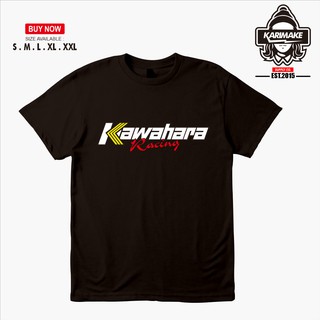 เสื้อยืด ลาย Kawahara Racing สําหรับแข่งรถยนต์สามารถปรับแต่งได้