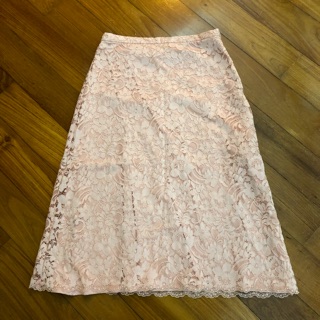 Zara lace skirt new size S งานน่ารัก สีชมพูหวานๆ