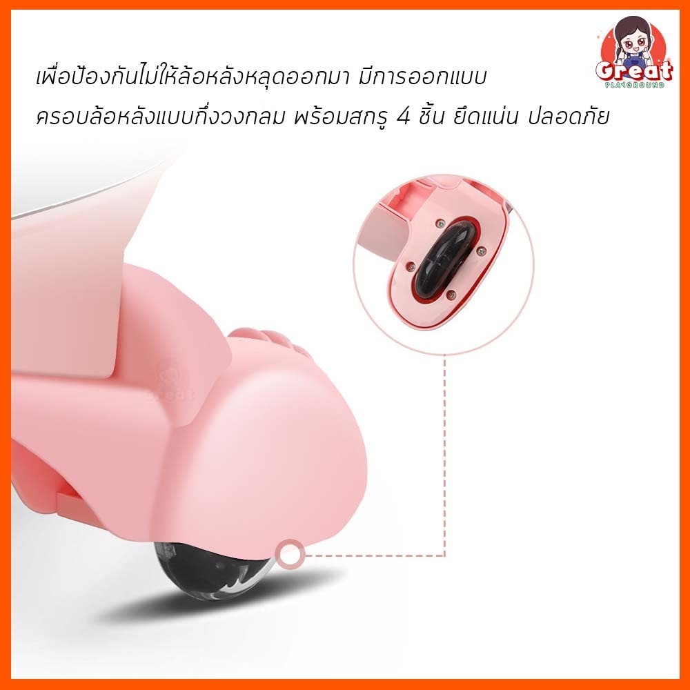 ภาพสินค้ารถดุ๊กดิ๊ก รถเด็ก รถขาไถ มีเสียง มีไฟ มีแตร สายลาก รุ่นBALANCE HANDLE CAR 02 จากร้าน greatplayground บน Shopee ภาพที่ 8