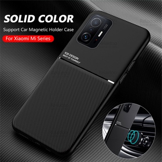 Car Magnetic Holder Case For Xiaomi 11T Pro Xiomi Mi 11 Lite Light Ultra 11I Mi11 T I Mi11T 5G 11TPro 11Lite Protect Cover Funda