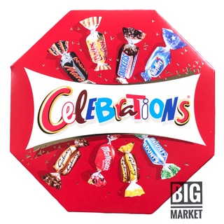 Chocolate Celebration  รวมช็อคโกแลตที่ดังๆ กล่องใหญ่ หมดอายุ 9/6/2024