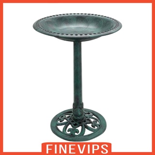 Outdoor Garden Bird Bath Decoration Flower Design for Patio Garden Lawn