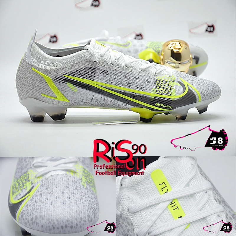 rison90-ของแท้-nike-mercurial-vapor-14-elite-fg-silver-safari-รองเท้าฟุตบอล-สําหรับผู้ชาย