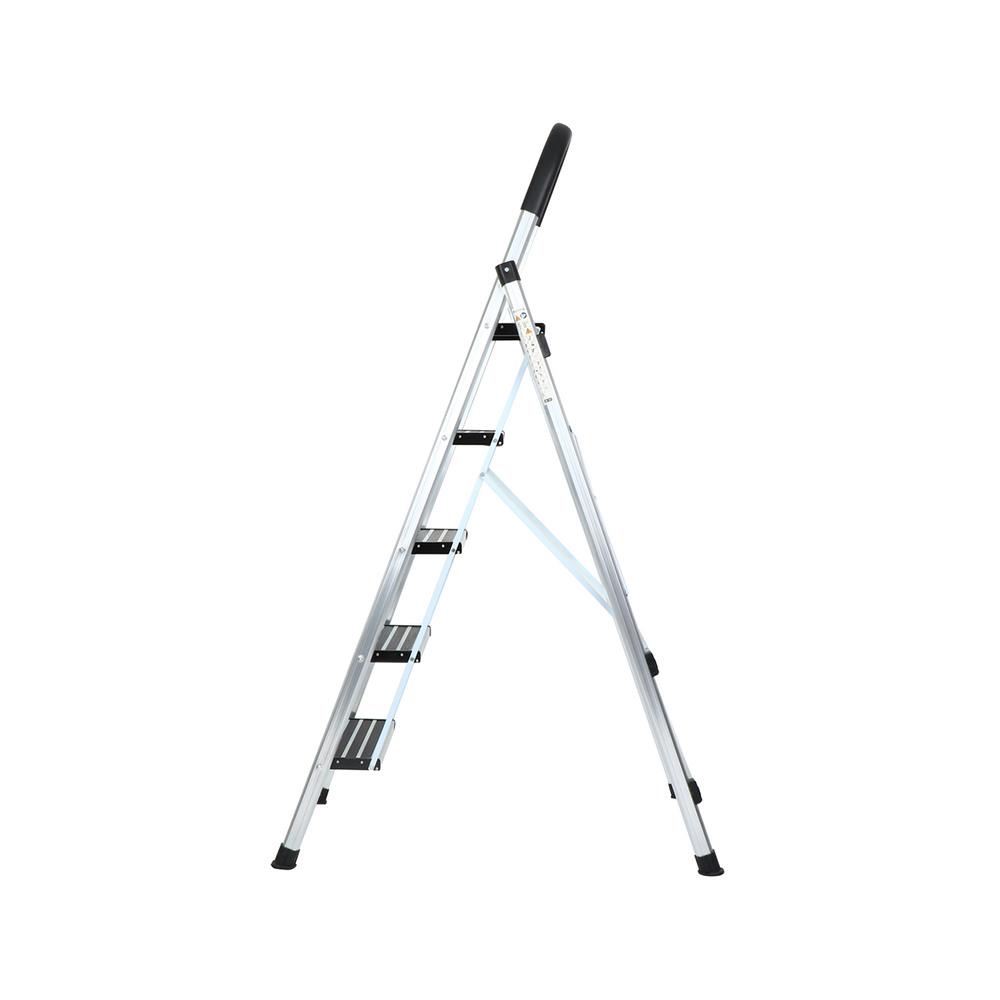 บันไดอะลูมิเนียมทรง-a-มีมือจับ-matall-5-ขั้น-บันไดสเต็ป-a-frame-aluminum-ladder-with-handle-bar-matall-5-step