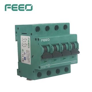 FEEO FPV-63 4P 1200V 32A MCB Mini DC Circuit Breaker TUV &amp;amp; CE Certificate