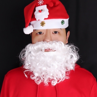 ภาพขนาดย่อของสินค้าเครา หนวด ซานต้า เครา หนวด ซานตาคลอส อุปกรณ์คริสมาส แฟนซี เคราซานต้า หนวดซานต้า เคราหนวด แฟนซี