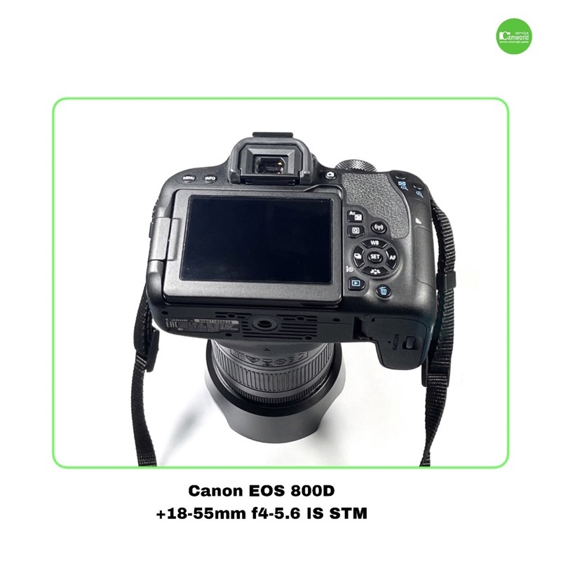 canon-800d-18-55mm-stm-กล้องสเปคเทพ-wifi-nfc-เลนส์-มีกันสั่น-โฟกัสเร็วมาก-lcd-touch-เซลฟี่-full-hd-movie-มือสอง-คุณภาพ