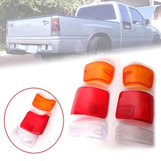 ฝาไฟท้าย ฝาครอบไฟท้าย รุ่น อีซูซุ ISUZU TFR มังกรทอง ปี 1989 - 1996 3 สี 6 ชิ car-tail-light-parts T8