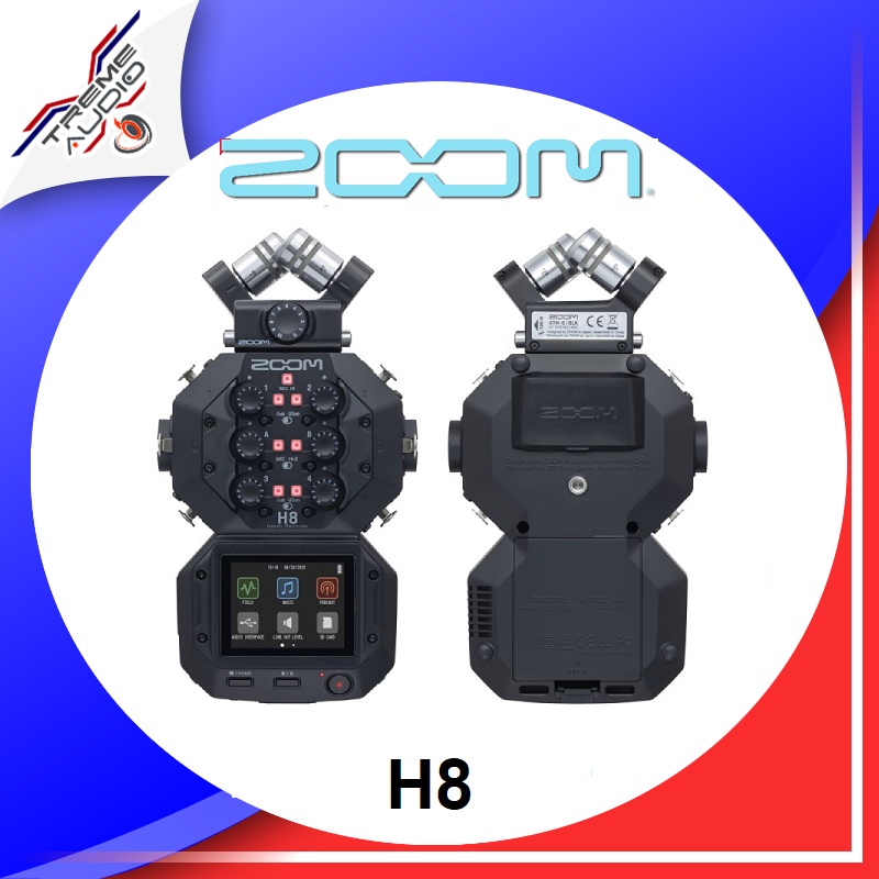 ภาพหน้าปกสินค้าZoom H8 Handy Recorder เครื่องบันทึกเสียงพกพา รุ่น Flag Ship ของ Zoom ประกันศูนย์ไทย