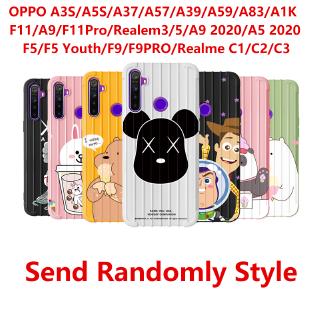 เคสโทรศัพท์มือถือ ลายการ์ตูนมอนสเตอร์ Kaws XX สําหรับ Oppo A12 A12e A37 A39 A59 F1S A83 F5 F7 F9 F9Pro A3S A5S A1K F11 A5 A9 2020
