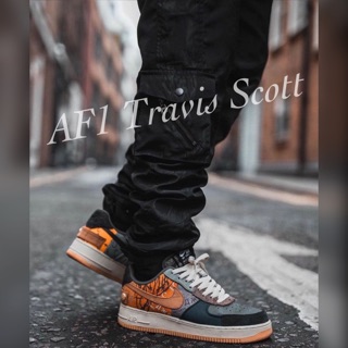 รองเท้าผ้าใบ NIKE Air Force1 Travis Scott (PK) ไนกี้ งาน แรร์ กำลังมาแรง สินค้าพร้อมส่ง