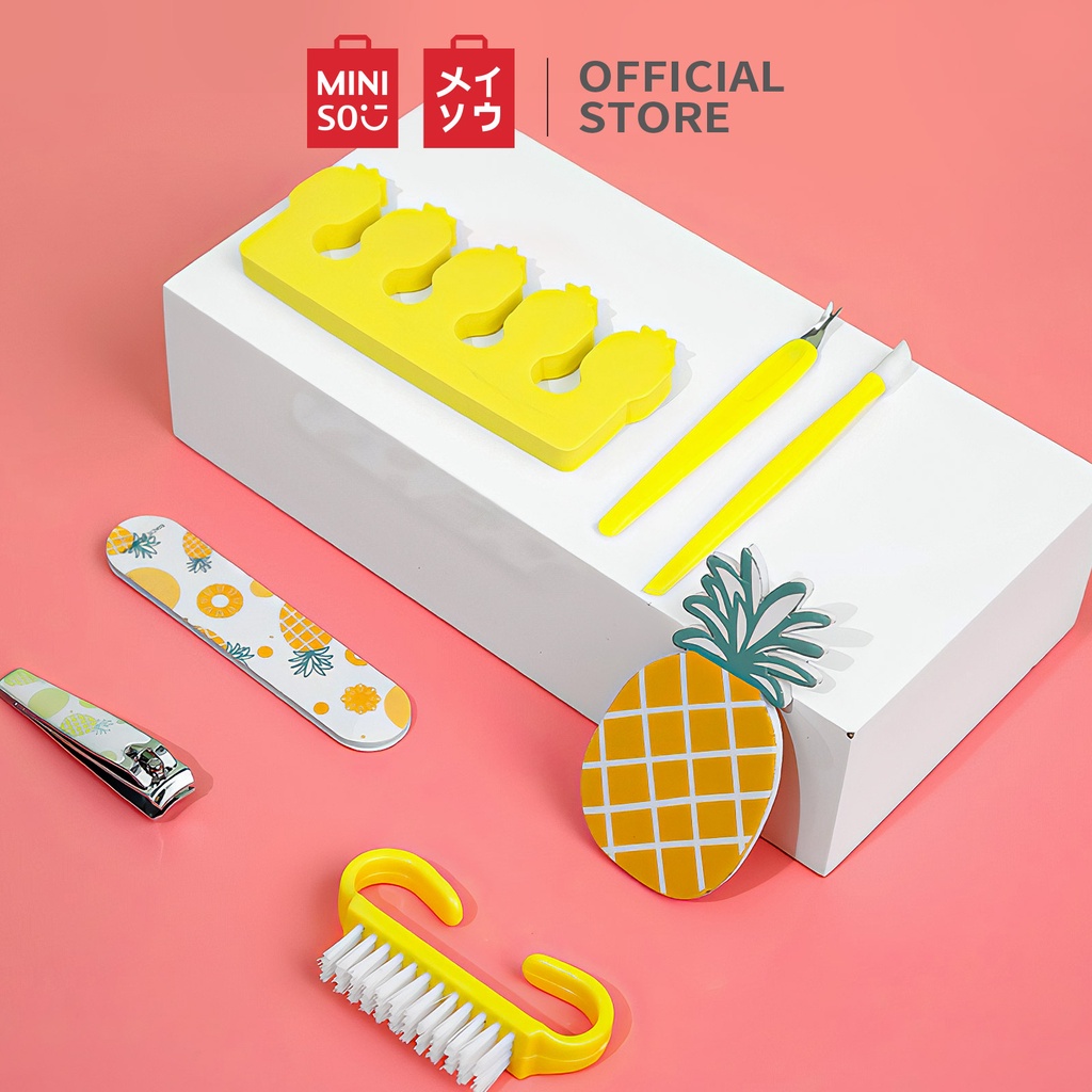 MINISO ชุดผลิตภัณฑ์ดูแลเล็บ Manicure Kit Shopee Thailand