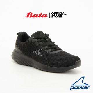สินค้า *Best Seller* Bata Power Men\'s Sneakers รองเท้าผ้าใบสนีคเคอร์สำหรับผู้ชาย รุ่น Hondurus สีดำ 8186001