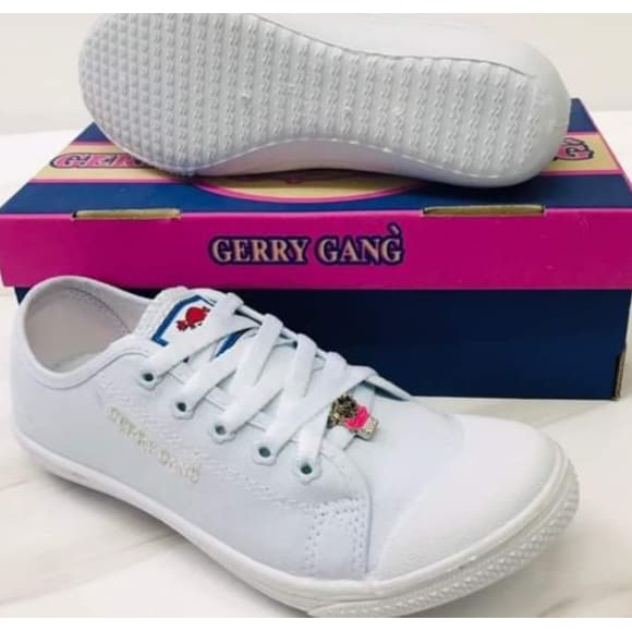 gerry-gang-รองเท้านักเรียน-รองเท้าผ้าใบสีขาว-นักเรียนหญิง-รุ่น-f-499-รุ่นใหม่