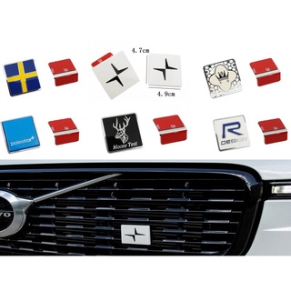 ภาพขนาดย่อของสินค้าโลโก้ ติดกระจังหน้า วอลโว่Volvo S60 S60L S70 S40 XC90 V70 V50 Auto Front Grille Emblem Polestar logo