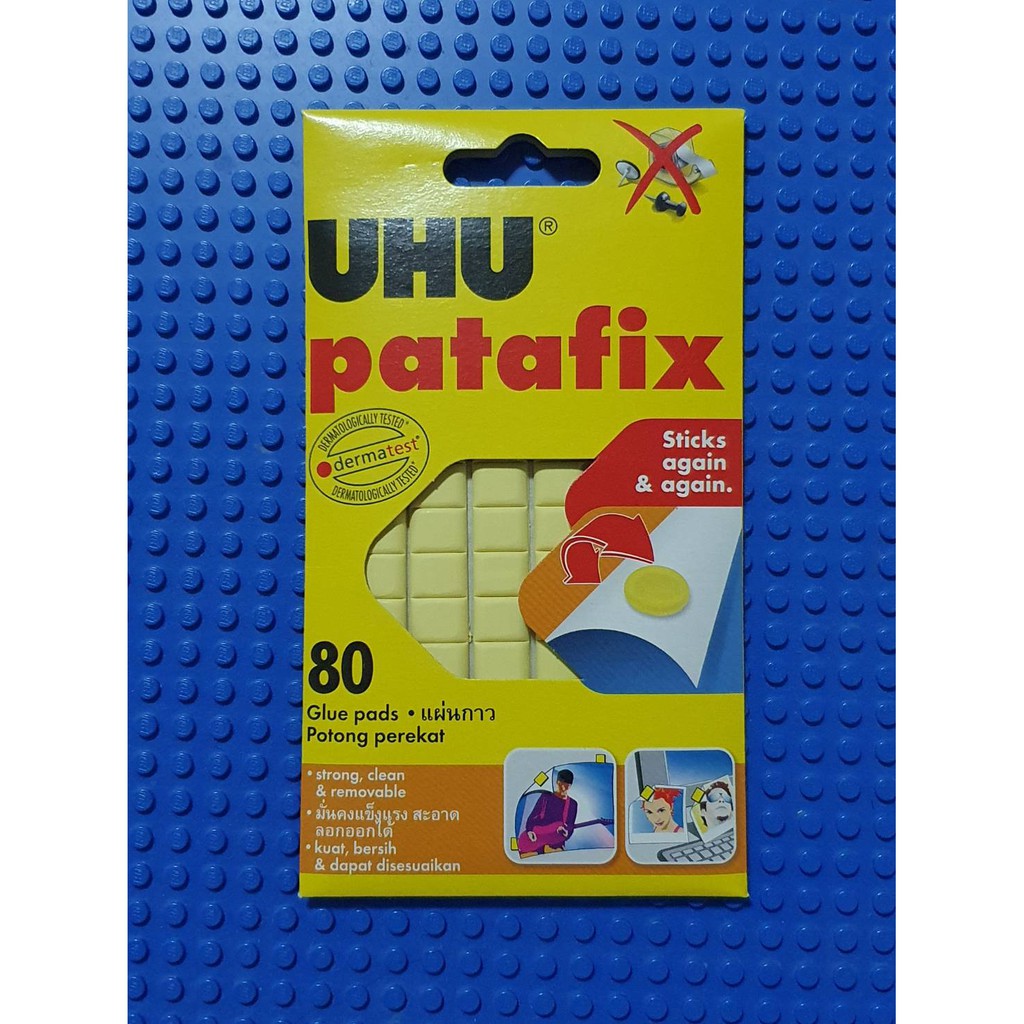 กาวดินน้ำมัน-uhu-patafix-สีขาว-removable-and-reusable-glue-pads-กาวดินน้ำมันยู้ฮู