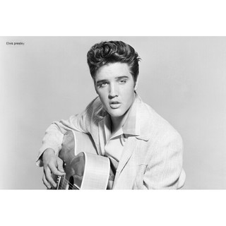 โปสเตอร์ รูปถ่าย ราชา ร็อก เอลวิส เพรสลีย์ Elvis Presley POSTER 23”x34” American Singer King of Rock and Roll V4