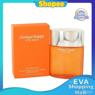 สินค้า Clinique Happy Men EDT 100 ml กล่องซีล CLINIQUE น้ำหอมผู้ชาย HAPPY for men (พร้อมกล่อง) 100 ml.