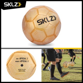 SKLZ - Golden Touch ลูกบอลไซร์ 3 น้ำนหักไซร์ 5 สำหรับฝึกควบคุม และเน้นความแม่นยำในการยิง-รับลูกบอลที่มีขนาดเล็กลง