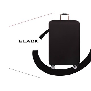 Chu Luggage  ผ้าคลุมกระเป๋าเดินทาง  รุ่น074  สีBlack