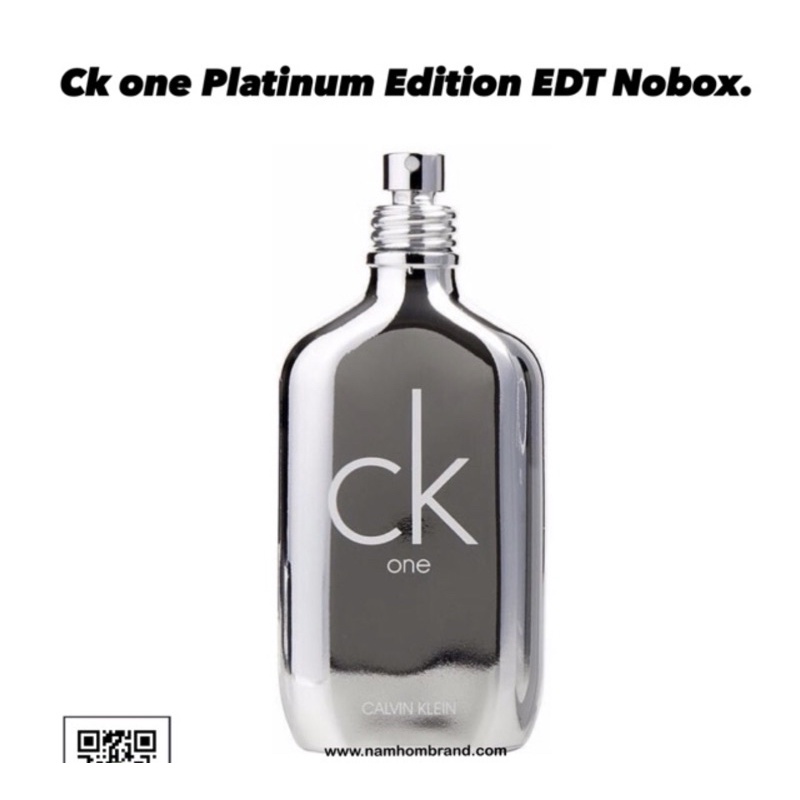 Ck one sale platinum edition pantip