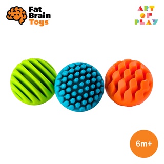 ของเล่นสำหรับอายุ 6 เดือนขึ้นไป - Sensory Rollers - ลูกบอล sensory ผลิตจาก food-grade silicone 100%  จาก Fat Brain Toys