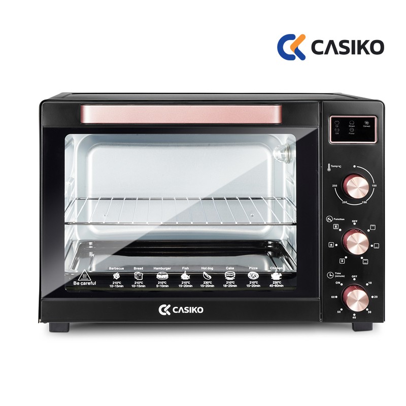 รูปภาพสินค้าแรกของCASIKO เตาอบไฟฟ้า ความจุ 60 ลิตร ขดลวด 6 เส้น รุ่น CK 60L