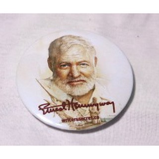 เข็มกลัด ชุด นักเขียน WRITER "Ernest Hemingway"