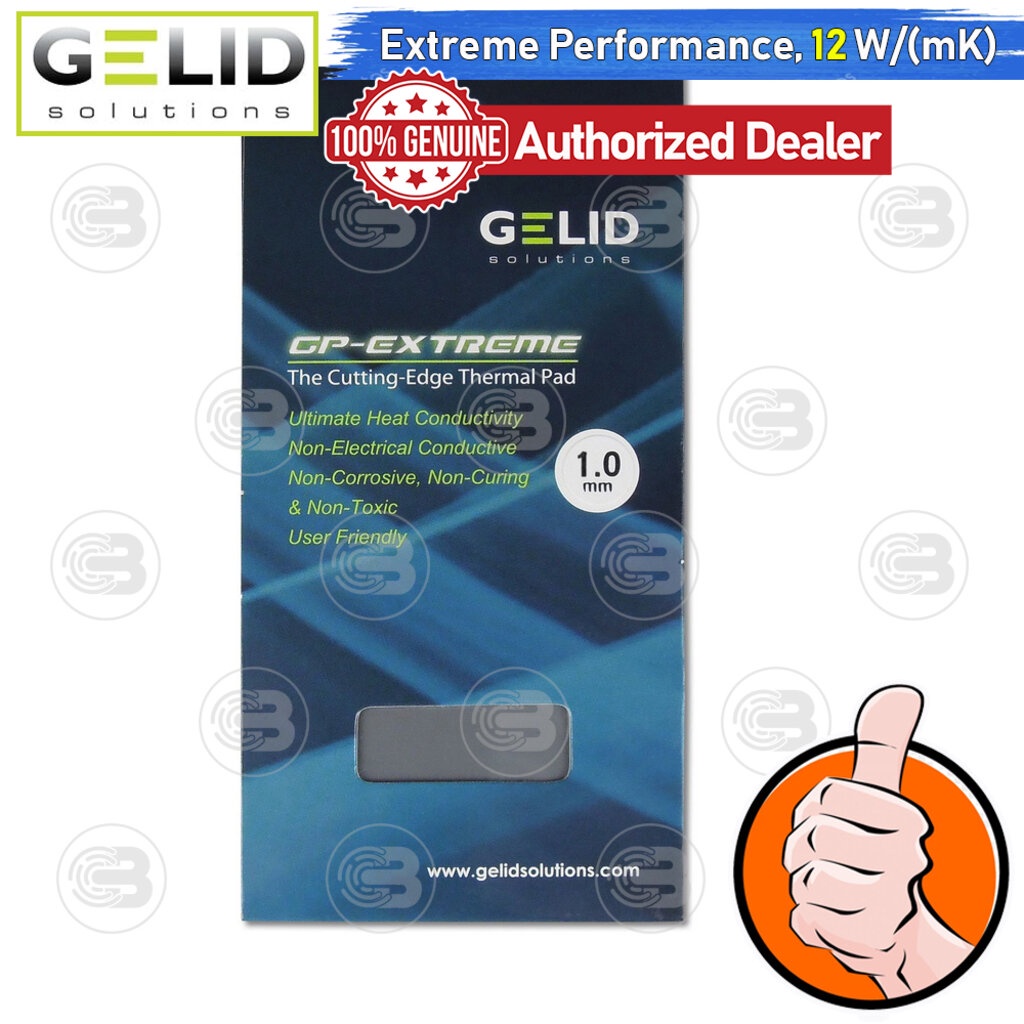 [CoolBlasterThai] GELID GP-EXTREME Thermal Pad 80x40x1.0 mm./12.0 W/mK ...