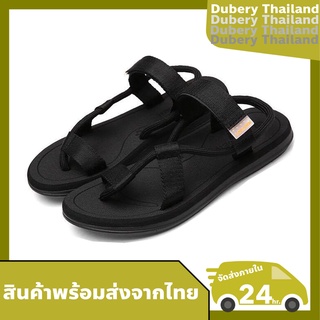 (สินค้าพร้อมส่งจากไทย) รองเท้าแตะรัดส้น สไตล์ญี่ปุ่น Sandals SD40 ชาย หญิง - Black