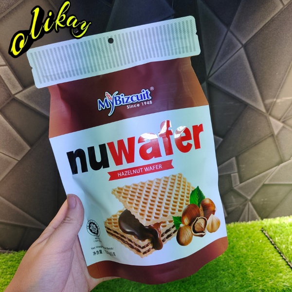nuwafer-mybizcuit-เวเฟอร์สอดไส้ช็อกโกแลตฮัลเซลนัท-130-กรัม