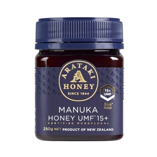 สินค้า Arataki Manuka Honey UMF15+ (MGO514+) น้ำผึ้งมานูก้า UMF15+ นำเข้าจากประเทศนิวซีแลนด์ [น้ำผึ้งแท้,New Zealand,มี อย.]