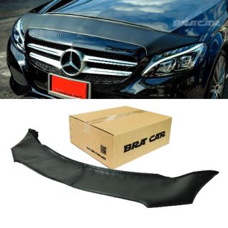 หน้ากากหนังกันหินกันแมลงหุ้มฝากระโปรงหน้ารถยนต์ Benz C350E , W205