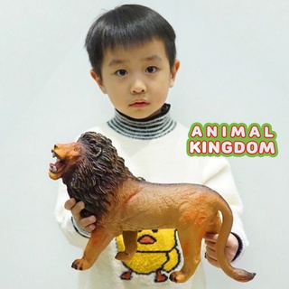 Animal Kingdom - โมเดลสัตว์ พ่อสิงโต แบบนิ่ม ขนาด 35.00 CM (จากหาดใหญ่)