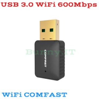 COMFAST CF-WU925A ฟรี USB WiFi 600Mbps 5 GHz เสาอากาศ USB Ethernet PC LAN Dongle AC Wi-Fi Receiver