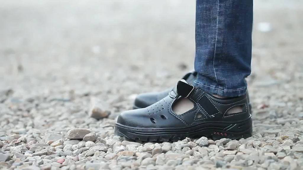 รองเท้าปลอดภัยการประกันแรงงานป้องกัน-การสกัดกั้นผู้ชายที่มีความปรารถนาดีและการระบายอากาศในช่วงฤดูร้อนที่ระบายอากาศ