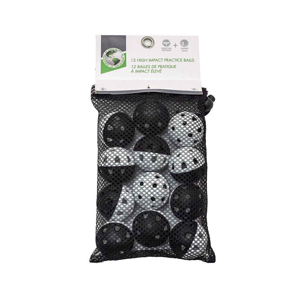 JEF High Impact Airflow Practice Balls ลูกกอล์ฟฝึกซ้อม รุ่น JR1319 (12 ...